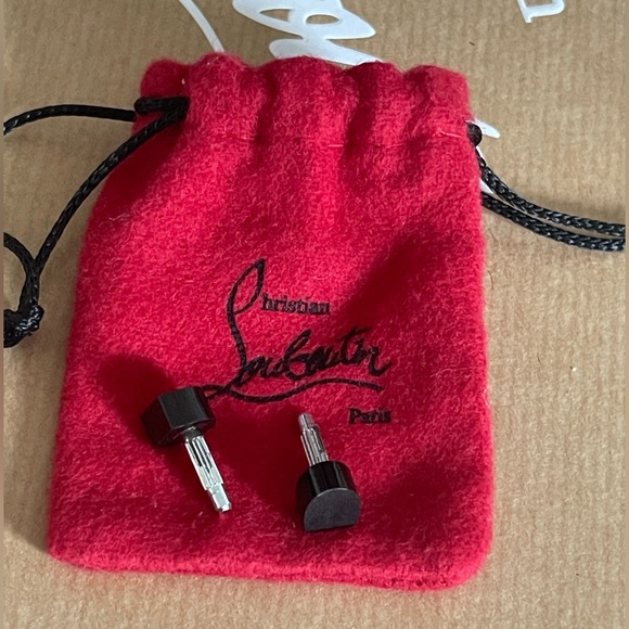 CHRISTIAN LOUBOUTIN- CALFSKIN VEAU VELOURS ATTROUPA 120 BOOTIES - Picture 9 of 9